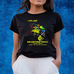 Vr 46 Valentino Rossi 1996-2021 Thank You For The Memories T-Shirts