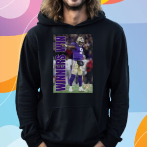 WASHINGTON HUSKIES MICHAEL PENIX JR WINNERS WIN PHOTO SHIRT HOODIE