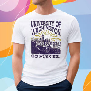 WASHINGTON HUSKIES SUNBURST T-SHIRT