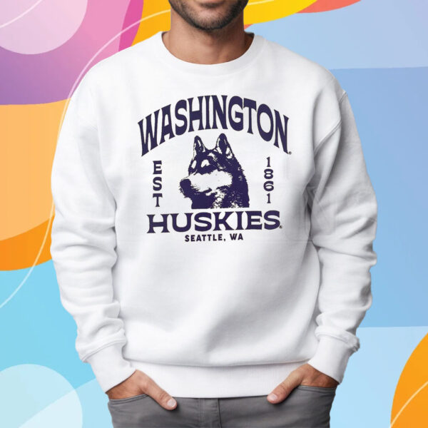 WASHINGTON HUSKIES WILDER T-SHIRT SWEATSHIRT