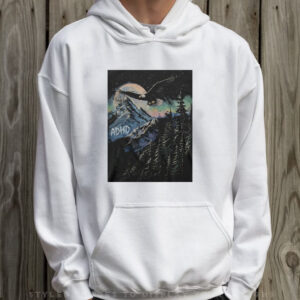 Wavey Goods Adhd Eagle Soaring Through The Glowing Night Sky Shirt Hoodie