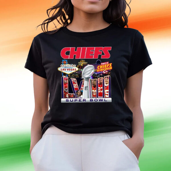 Welcom To Fabulous Las Vegas This Is Chiefs Kingdom Tee Shirts