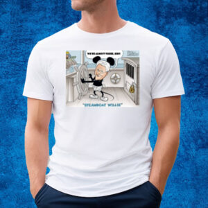 We're Almost There Kids Steamboat Willie T-Shirt