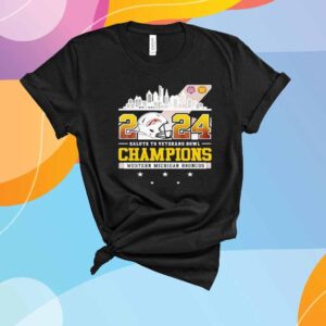 Western Michigan Broncos Champions Salute To Veteran Bowl 2024 T-Shirt