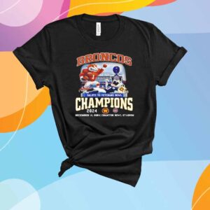 Western Michigan Broncos Salute To Veterans Bowls Champions 2024 Celebrating T-Shirt