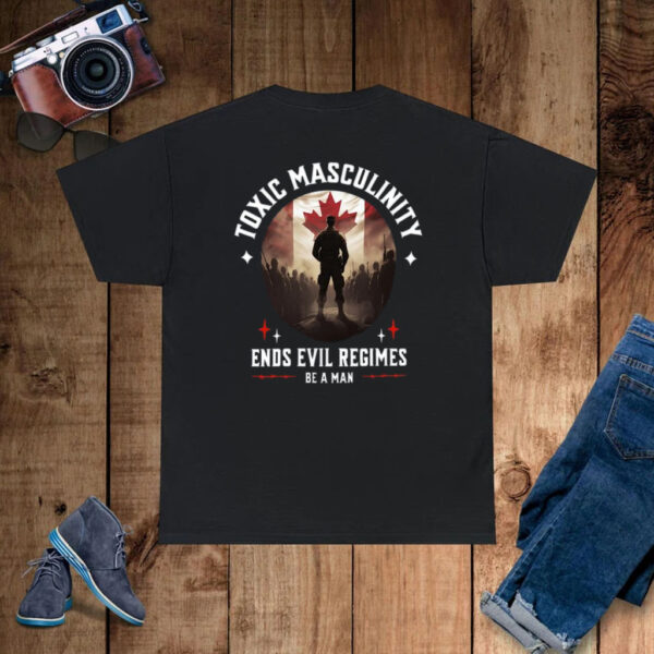 White Wabbit Warrior Toxic Masculinity Ends Evil Regimes Be A Man Shirt