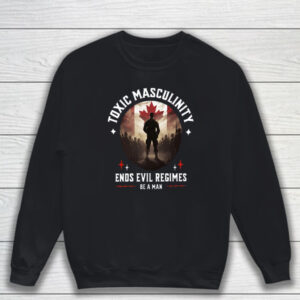 White Wabbit Warrior Toxic Masculinity Ends Evil Regimes Be A Man Shirt Sweatshirt