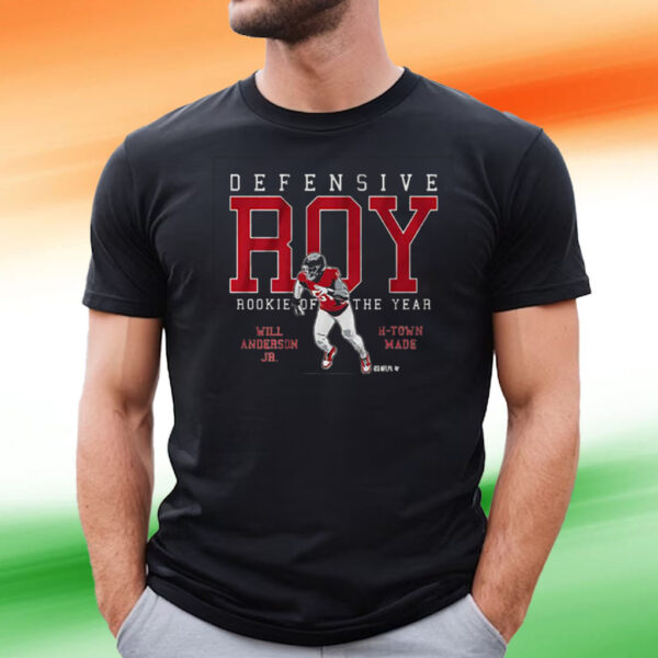 Will Anderson Jr Defensive Rookie Of The Year Tee Shirt