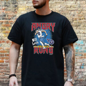 Will Levis Tennessee Titans Angry Runs T-Shirt