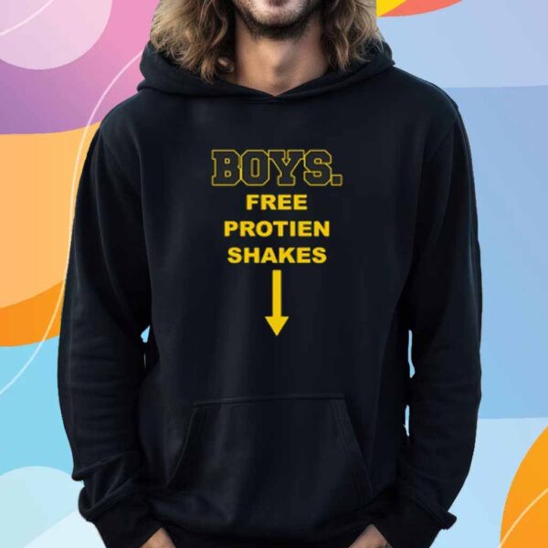 Wilton Gay Manors Boys Free Protien Shakes T-Shirt