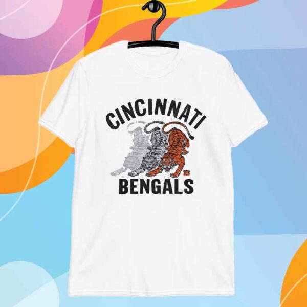 Women's Cincinnati Bengals Gradient Tiger Shirt