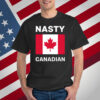 Women’s Retro Nasty Canadians Print Shirt