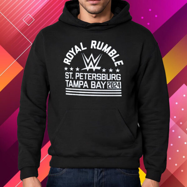 Wwe Fanatics Branded Royal Rumble 2024 Arch T-Shirt Hoodie