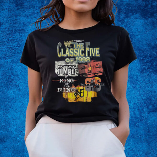 Wwe The Classic Five Of 1998 T-Shirts