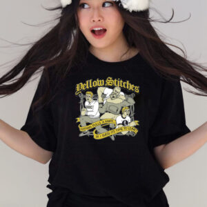 Yellow Stitches Fatman Pulls A Knif T-Shirts