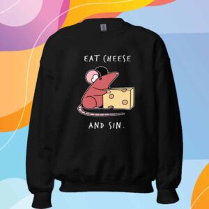 Yorunomachi Store Eat Cheese And Sin T-Shirt