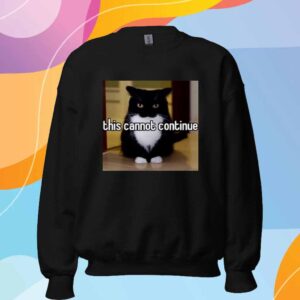 Youni Store Cat This Cannot Continue T-Shirt